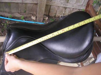 Measuring an English or All Purpose saddle